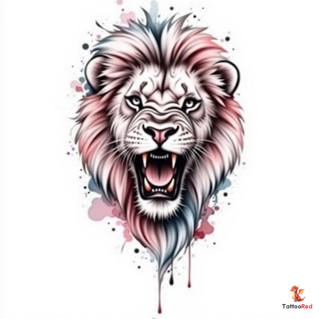 Furious Hungry Lion Tattoo: Power and Strength in Art
