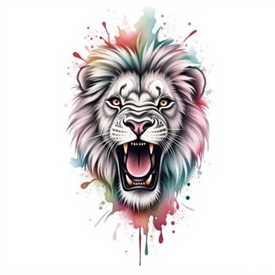Furious Hungry Lion Tattoo: Power and Strength in Ink