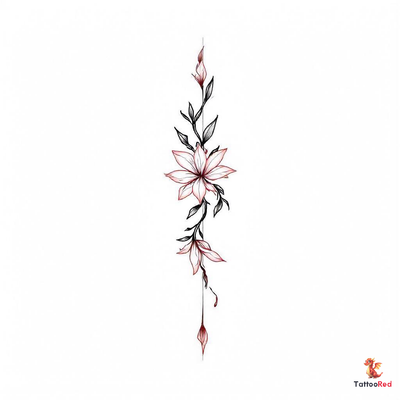 Dragon tattoo design featuring a dragon breathing fire with intricate details.